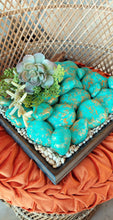 Load image into Gallery viewer, Hand-painted Turquoise stones