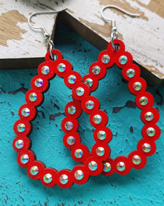 Perla Earrings (Red)